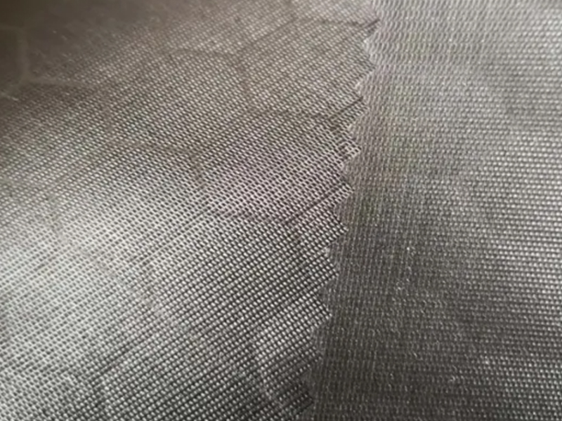 Polyester 170t Taffetas en relief avec tissu enduit PA pour la doublure