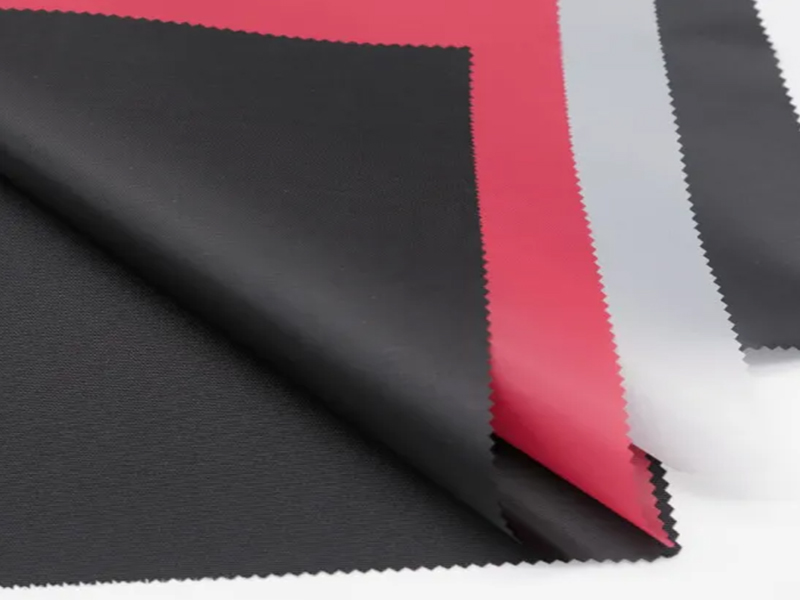 Tissu de taffetas sergé de vente directe d'usine avec revêtement en PVC