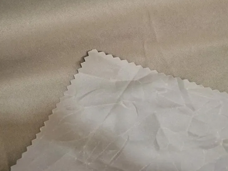 Tissu 100% polyester sergé pongé avec revêtement en PVC